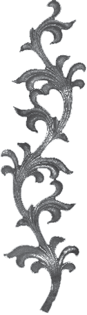 iron finials