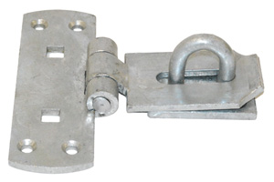 Vertical galvanised locking bar