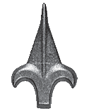metal finials