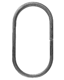 wrought iron oval