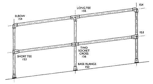 slope fittings for key clamp handrailings