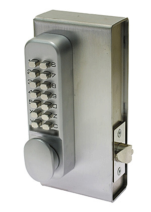 Weldable steel lockcase for digital locks